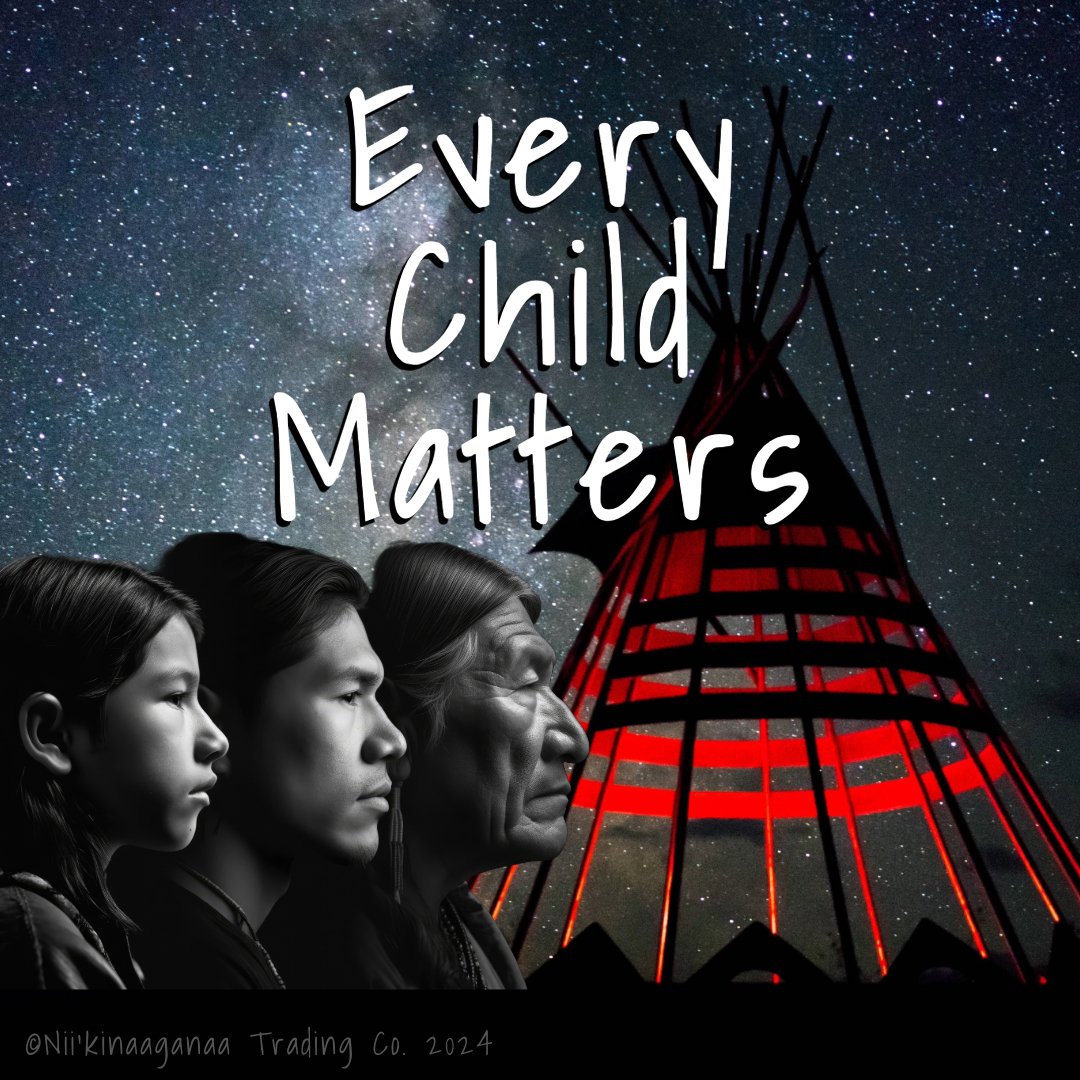 Custom Designed 'Every Child Matters' Orange T-Shirt - Nii’kinaaganaa Trading Co.