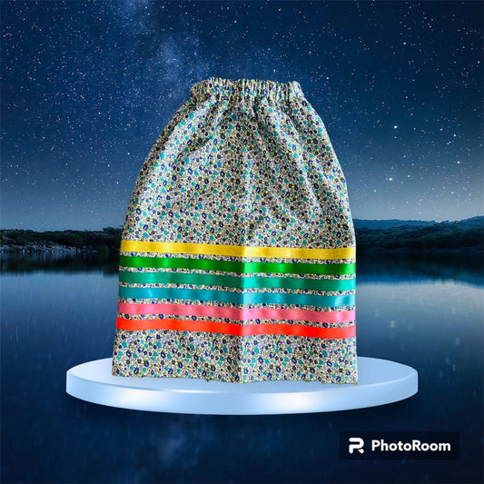 Girl's Ribbon Skirt - Nii’kinaaganaa Trading Co.